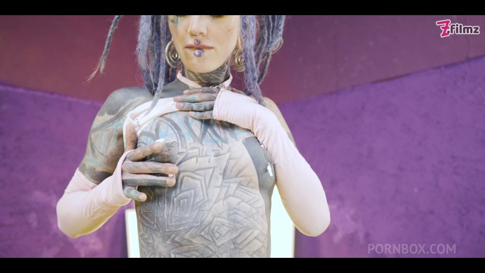 AnalVids.com, LegalPorno.com - Anuskatzz - Heavily Tattooed DAP Threesome - Hardcore Anal Fuck - DAP, Gapes, Facefuck, Facial (Alternative, Goth, Punk) ZF037 Skinny!