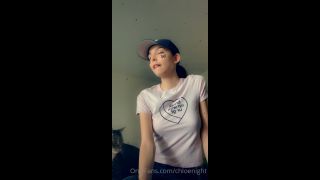 Chloe Night () I rarely wear hats lol video-6