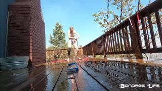 online video 41 femdom in mainstream femdom porn | BondageLife – Deck Cleaning – Rachel Greyhound | rachel greyhound-9