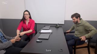 xxx video 45 Mistress Nara Neveu - Job interview ended in a hot foot cuckold action - FullHD 1080p, ebony femdom on creampie -1