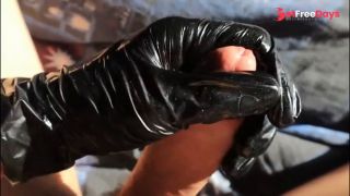 [GetFreeDays.com] almost cumming from a long and gentle cock massage in latex gloves Porn Stream May 2023-3