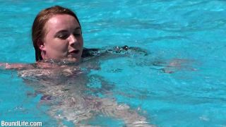 online xxx video 39 Bound Life – Swimming in chastity on fetish porn leather fetish porn-4