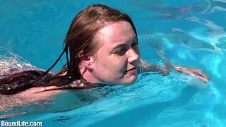 online xxx video 39 Bound Life – Swimming in chastity on fetish porn leather fetish porn-9