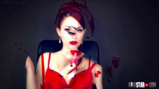 adult video clip 4 femdom verbal humiliation pov | Princess Kira Star – 100% Red Lipstick | financial domination-6