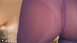 Jeny Smith – Jenys Christmas Mirror Pantyhose-5