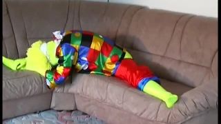 Porn tube Flexi doll in clown costume  2019-04-29-5