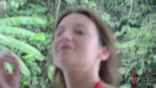 Julie Skyhigh - Smoking in micro bikini and thigh high boots - Smoking-6
