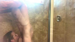 porn clip 18 Shower Fuck/Suck – Curvy Model Milf on fetish porn step son blowjob-8