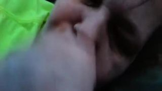 Car blowjob with cumshot-8