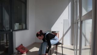 [GetFreeDays.com] Sofi - Bondage on the balcony in catsuit Part 1-3 Full version mature bdsm-0