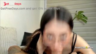 Deepthroats And Guzzles Every Drop Of Thick Cock-6