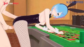 [GetFreeDays.com] Rem Bunny Girl and I have intense sex in the casino. - ReZero Hentai Adult Film February 2023-2