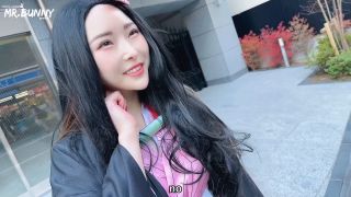 6278 Picking Up A Girl Cosplaying Nezuko On The Street-2