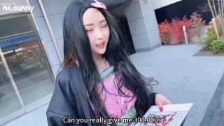 6278 Picking Up A Girl Cosplaying Nezuko On The Street-3