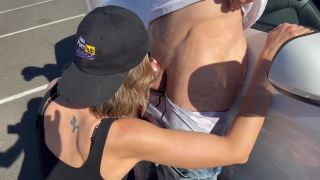 Models Porn - Serenity Cox - Wife Fucked Spit Roasted By Two Guys And Receives Creampie On Public Road In The Nevada - Tattoed-2