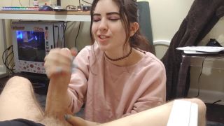 online adult clip 3 LilRedVelvet – Huge Dick Cock Worship BJ Facial, defib fetish on blowjob porn -3