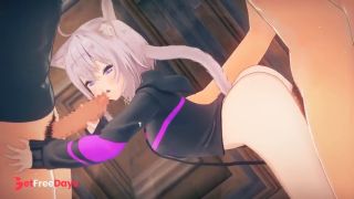 [GetFreeDays.com] Hololive Nekomata Okayugangbang 3D Hentai Animation.Fingering,handjob,blowjob,sex Porn Clip June 2023-4