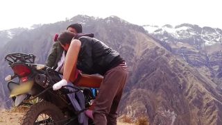 Quick fuck high in the cold mountains-3