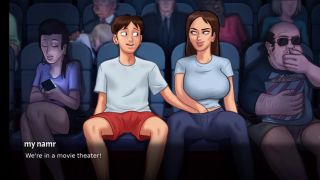 Big Ass Dabby and anon go to flim hall to saw flim then after some time dabby in mood in summer time saga ne-2