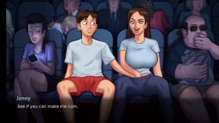 Big Ass Dabby and anon go to flim hall to saw flim then after some time dabby in mood in summer time saga ne-3