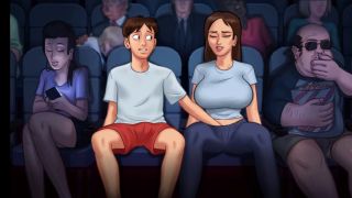 Big Ass Dabby and anon go to flim hall to saw flim then after some time dabby in mood in summer time saga ne-6