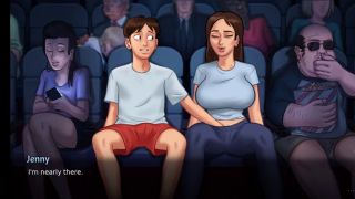 Big Ass Dabby and anon go to flim hall to saw flim then after some time dabby in mood in summer time saga ne-8