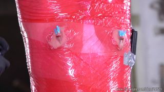 [K2S.CLUB] Femdom Clips By Bizarrboy - Mistess Iside - Nipple Punishmen In Clingfilm - 4K 2160P-8