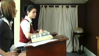 Real Spankings Institute – MP4/SD – Claire: Spanked for Copying Kailee’s Work!!!-2