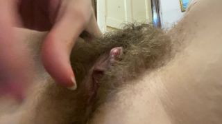 cuteblonde666 Big clit rubbing orgasm close up hairy - Big Clits-9