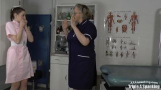 porn video 26 kj fetish Triple A Spanking: Pilfering Nurse Punished, spanking on femdom porn-2