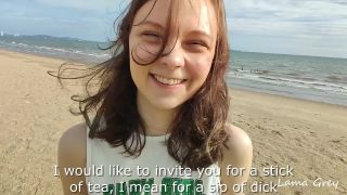 Hooking Up At The Beach - Cutie Makes Him Cum THREE TIMES ! - Pornhub, Lama Grey (FullHD 2021)-0