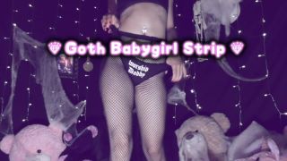 M@nyV1ds - Kiki Cali - Goth Babygirl Strip FREEBIE-0