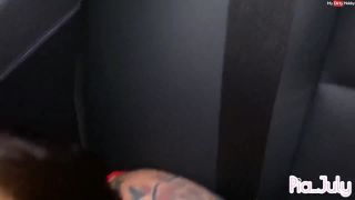 Pia_July - Leder Leggins Heels Schlampe im Parkhaus aufgegabelt und zerfickt - Sex-5