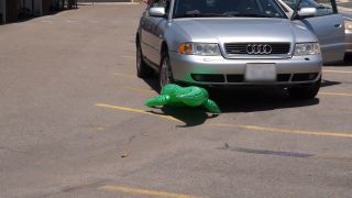 Custom Fetish - Madison Crushes Inflatables With Car HD - Fetish-1