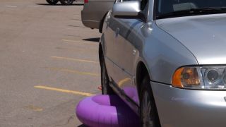 Custom Fetish - Madison Crushes Inflatables With Car HD - Fetish-7