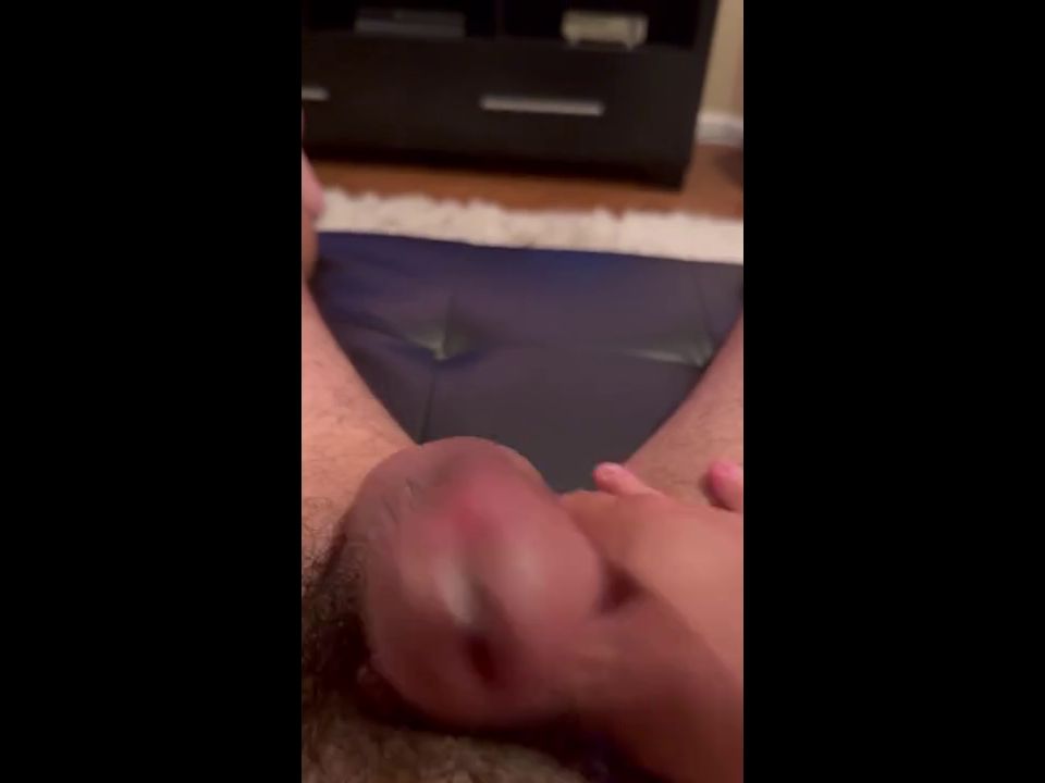 Lil Carlos - Bi Latino guy make his small brown cock cum POV