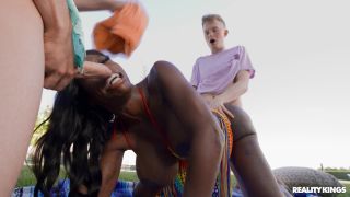 MILF Fucks Two Lil Humpers (MILF porn) Ebony Mystique-3
