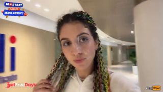 Blowjob in Public Toilet at a Shopping Mall - Public Cumwalk-4