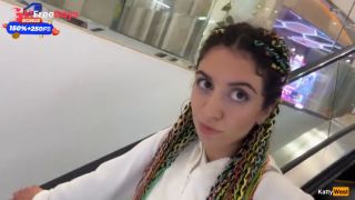 Blowjob in Public Toilet at a Shopping Mall - Public Cumwalk-7