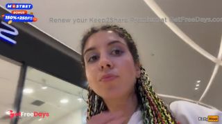 Blowjob in Public Toilet at a Shopping Mall - Public Cumwalk-8