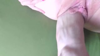Rare Amateur Vaginal Footsex With Large Labia Skinny Wife...-8
