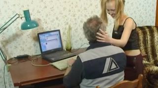 russian papa takes care of his daughter-0