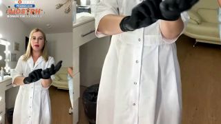 Nurse Uses Latex Gloves And Sucks Client'S Thick Dick After Procedure-0