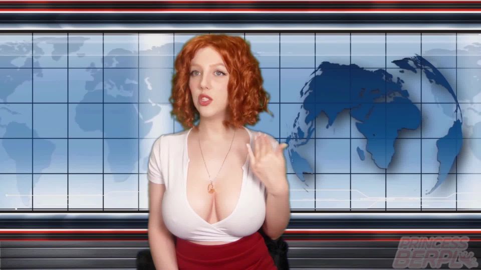 free online video 11 PrincessBerpl - News Anchor Anal Live On Air  on fetish porn femdom whipping