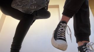 PETITE PRINCESS FEMDOM: "DOUBLE POV SPITTING AND DIRTY SNEAKER SOLES WORSHIP" (1080 HD) (2024)-4