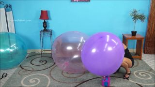 Custom Fetish - Cherri Inflates 3 36 quot Balloons - Fetish-8