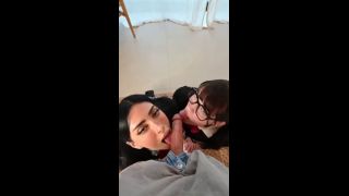 SooGSX, Double Schoolgirl Glasses POV Blowjob Onlyfans (College porn)-8