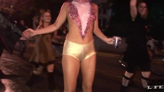 adult xxx clip 44 femdom big strapon Flashing on Duval Street During Fantasy Fest, nice on femdom porn-1