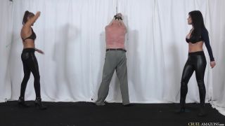 adult video 26 Cruel Mistresses - Mistress Amanda &Amp; Mistress Lisa - Two Mistresses, Double Pain - bondage - fetish porn bdsm masturbation-2