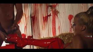 clip 43 Blonde Chrystal Wears Red Rubber Boots and Gets Fucked Hard, femdom sex slave on fetish porn -9